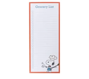 Snoopy Grocery List