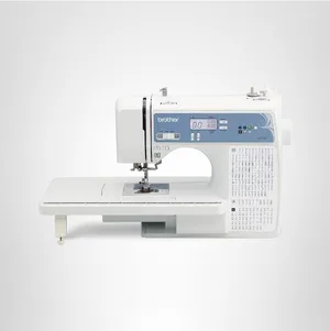 Brother XR9550 Sewing and Quilting Machine, Computerized, 165 Built-in Stitches, LCD Display, Wide Table, 8 Included Presser Feet, White